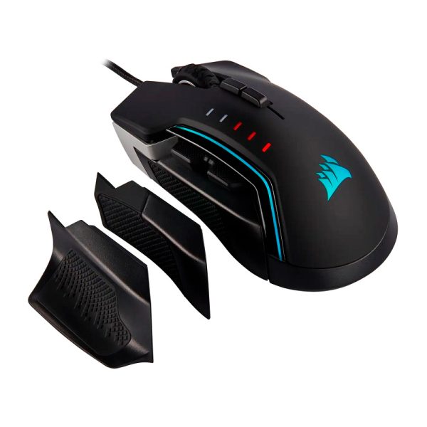 Mouse Gamer Corsair GLAIVE RGB PRO, Aluminio