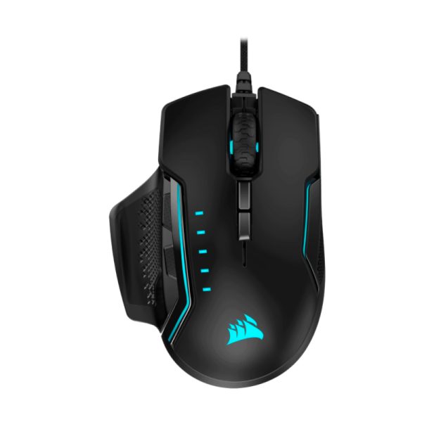 Mouse para juegos Corsair GLAIVE RGB PRO - Negro