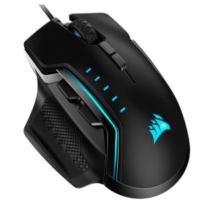 Mouse para juegos Corsair GLAIVE RGB PRO - Negro