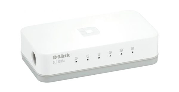 Switch D-Link DES-1005A, 5 puertos RJ-45 10/100 Mbps