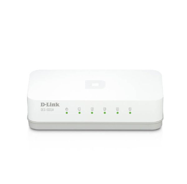 Switch D-Link DES-1005A, 5 puertos RJ-45 10/100 Mbps