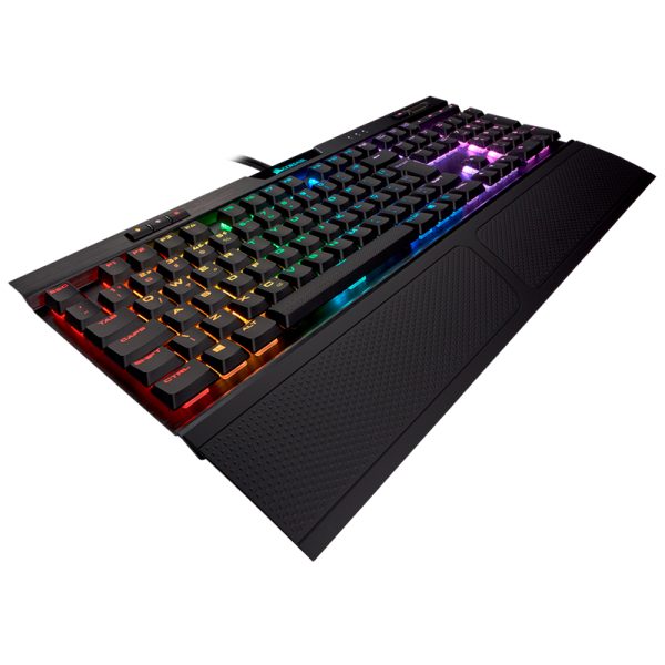 Teclado mecánico para juegos Corsair K70 RGB MK.2 Low Profile RAPIDFIRE CHERRY MX LP Speed