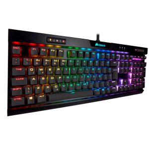 Teclado mecánico para juegos Corsair K70 RGB MK.2 Low Profile RAPIDFIRE CHERRY MX LP Speed