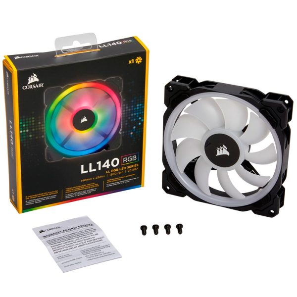 Ventilador Corsair Series LL140 RGB Dual Led