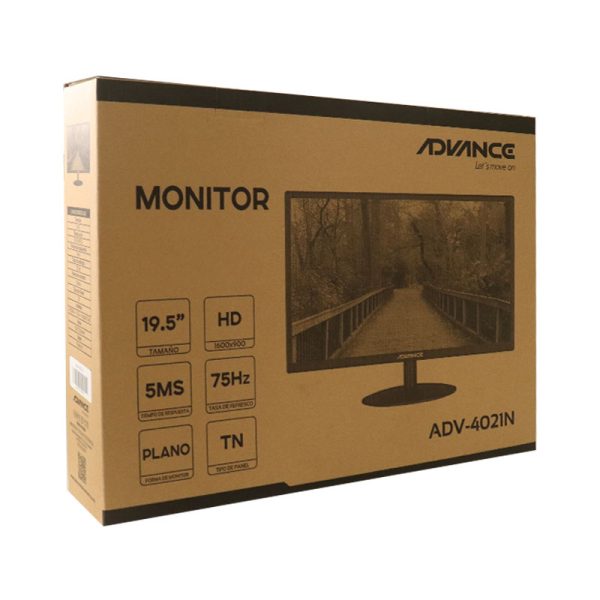 Monitor Advance ADV-4021N HD de 19,5 pulgadas