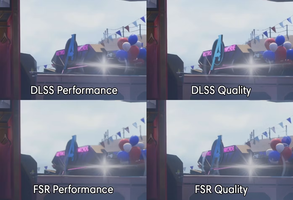 DLSS FSR Comparacion